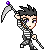 Nny with his scythe.. 
