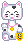 WAAAI! The kawaii neko's head pops up!!!