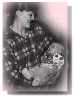 Mommy holding crying baby