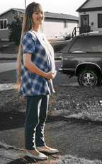 My and tummy at 20 weeks