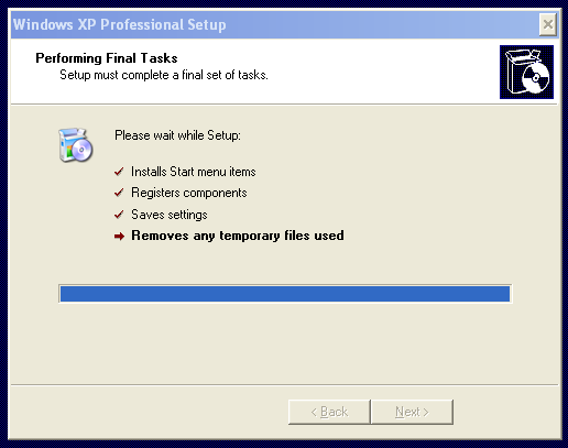 Performing Final Tasks