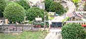 ...passing the crossing gates...