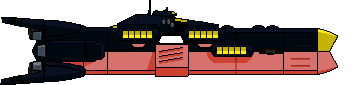 Ikazuchi-class ship wearing EF 'Shadow' colors.