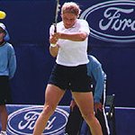 Two-handed backhand