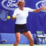 One-handed forehand