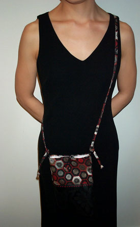 Kimono and Obi fabric handbag