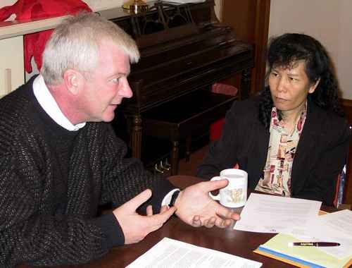 Peter Kormos and Lucy Lu 