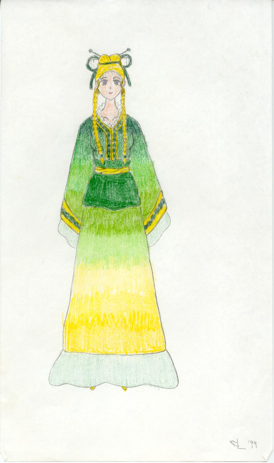 a pretty dress