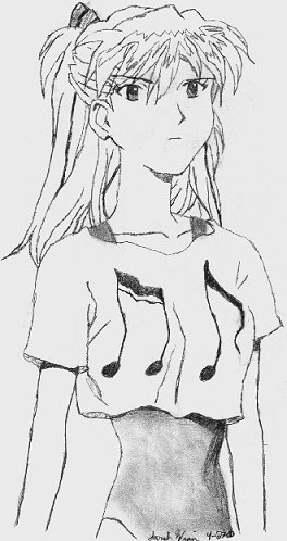 Asuka in her dance outfit