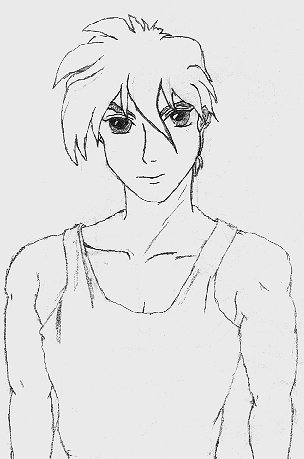 Heero looking somewhat older and stronger...