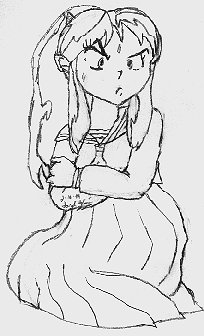 Lum looking kinda ticked
