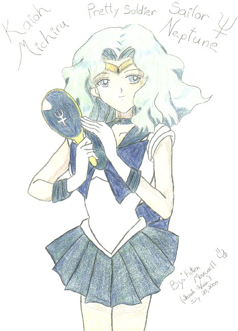 Sailor Neptune with her Mirror