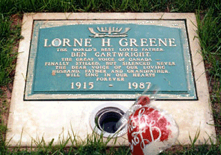 [Photo: Greene's grave]