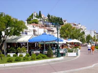 SKIATHOS TOWN THE PORT