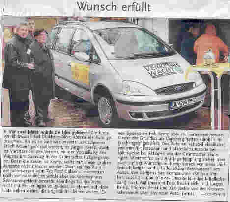 Artikel aus der Rheinpfalz zu diesem Thema