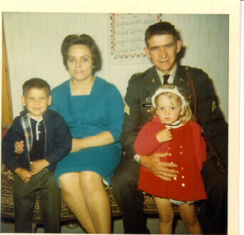 Mama,Daddy,Mike,& Barbara in Germany 1966