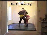 lHis advantage does not last long as Riley scoops him up for a bone shaking bodyslam.