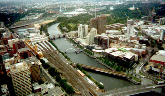 view from rialto tower, melbourne