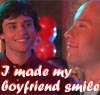 i made my boyfriend smile
