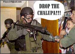 Welcome Wagon greets victim of illegal American embargo on Cuba, Elian Gonzales.