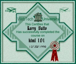HTML101 Diploma