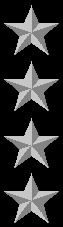 4 silver stars