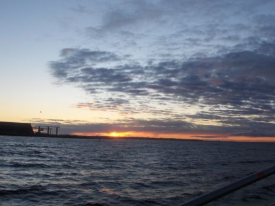 Solopgang over resund