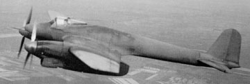 Fw 187V-2 in flight