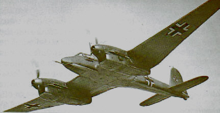 Fw 187 in flight (V-2 ?)