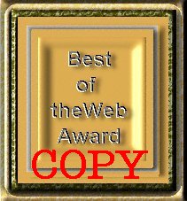 BEST OF THE WEB AWARD