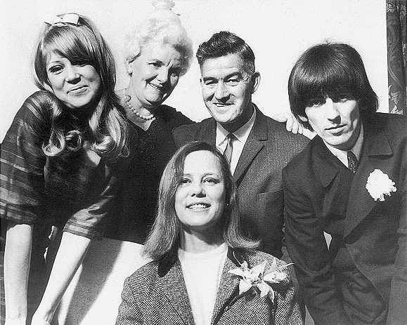 George's parents and Pattie's mom