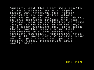 ... and the first screen!