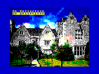 The title screen...