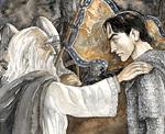Gandalf and Faramir, by AK Eismann