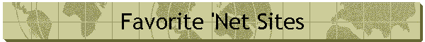 Favorite 'Net Sites