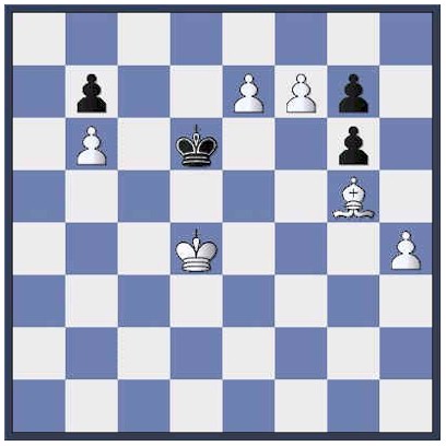   White to move and mate in 3. (Three.)  WARNING: Its much harder than it looks!!  (If you give up, then click on this diagram, and you will be taken to the solution.)    