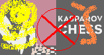   Poor Kasparov. This web site was started with a "war chest" of millions. And now ...  (kc-chess2.gif, 02 KB)  