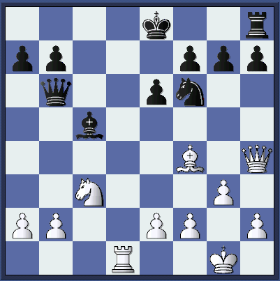   The main ... or KEY!!! ... position. Just after 16...Qb6.  (tac-sch_g6-kpos1.gif, 15 KB)   