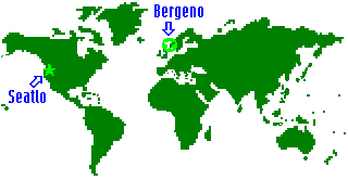 mondmapeto pri Seatlo kaj Bergeno