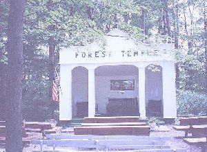 Lily Dale's Forest Temple