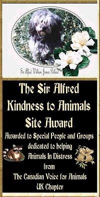 Presented to us by Mary Alice "Moonflower"from Canadian Voice For Animals