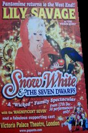 Snow White poster, London 17/12/04