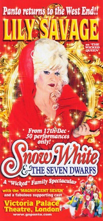Snow White & The Seven Dwarfs flyer 2004