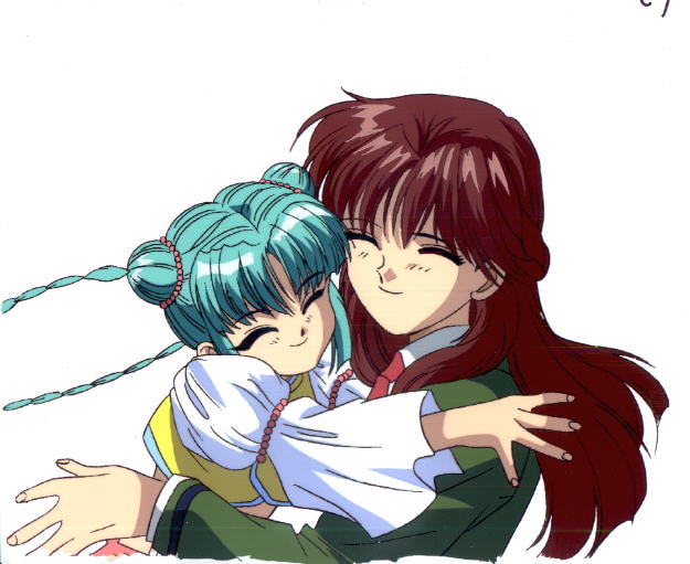 Miaka reunited with Nyan Nyan in FY OVA 2