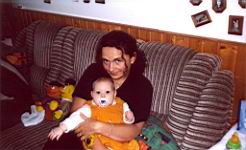 Ist das nicht ein schnes Foto ... meine Mama und ich *freu*