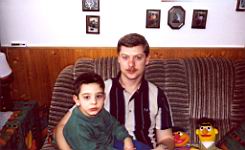 Der Papa und mein Cousin Sami ... man gucken die aber komisch ... da kommt kein Vgelchen raus ... keine Angst!!! *grins*