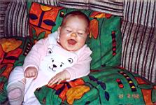 Ich soll gleich ins Bett, seh mde aus!! Hahaha ... da hat der Papa aber grad nen schnen Witz gemacht!!!!