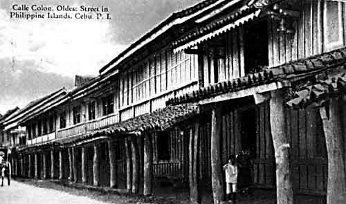 Colon St. during Spanish times