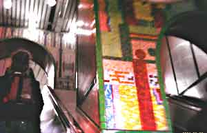 london underground tube mosaics