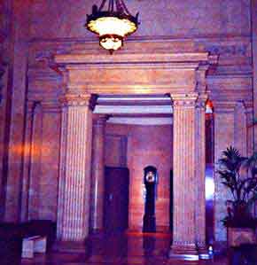 Port of London building: lobby and atrium